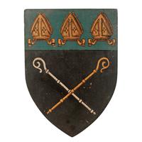Six Edwardian Heraldic Shield Plaques (5 of 8) Six Edwardian Heraldic Shield Plaques (5 of 8)