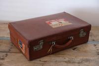 Large Vintage Brown Leather Suitcase (7 of 15) Large Vintage Brown Leather Suitcase (7 of 15)