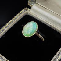 Antique Colourful Natural Opal Oval Solitaire 9ct 9K Gold Ring (3 of 9) Antique Colourful Natural Opal Oval Solitaire 9ct 9K Gold Ring (3 of 9)