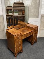 Stylish Art Deco Burr Walnut Dressing Table (14 of 20) Stylish Art Deco Burr Walnut Dressing Table (14 of 20)