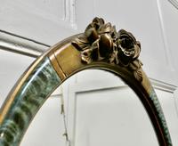 Large Mirror in Oval Ormolu Frame (5 of 6) Large Mirror in Oval Ormolu Frame (5 of 6)