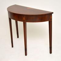 Antique George III Inlaid Mahogany Console Table (4 of 10) Antique George III Inlaid Mahogany Console Table (4 of 10)