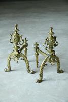 Pair of Brass Fire Dogs (11 of 12) Pair of Brass Fire Dogs (11 of 12)