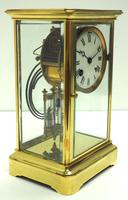 Fine Antique French Table Regulator with Compensating Pendulum 8 Day 4 Glass Mantel Clock (5 of 11) Fine Antique French Table Regulator with Compensating Pendulum 8 Day 4 Glass Mantel Clock (5 of 11)
