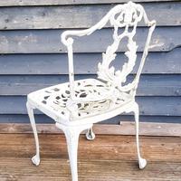 Aluminium Vintage White Painted Five Piece Patio Set (3 of 12) Aluminium Vintage White Painted Five Piece Patio Set (3 of 12)