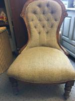 Victorian Oak Ballon Back Chair (2 of 3) Victorian Oak Ballon Back Chair (2 of 3)