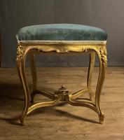 Beautiful French Giltwood Dressing Table Stool (2 of 12) Beautiful French Giltwood Dressing Table Stool (2 of 12)