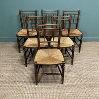 Set of Six Georgian Elm Country House Antique Dining Chairs (9 of 11) Set of Six Georgian Elm Country House Antique Dining Chairs (9 of 11)