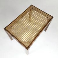 Mahogany Stool with Rattan Seat (2 of 3) Mahogany Stool with Rattan Seat (2 of 3)