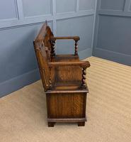 Jacobean Style Oak Monks Bench (10 of 14) Jacobean Style Oak Monks Bench (10 of 14)