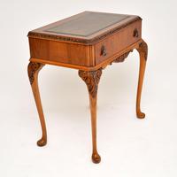 Antique Burr Walnut Leather Top Writing Table / Desk (2 of 10) Antique Burr Walnut Leather Top Writing Table / Desk (2 of 10)