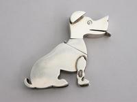 Edwardian Novelty Silver Articulated Dog Vesta Case by The Goldsmiths & Silversmiths, London 1907 (5 of 14) Edwardian Novelty Silver Articulated Dog Vesta Case by The Goldsmiths & Silversmiths, London 1907 (5 of 14)