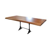 Large Solid Espave Wood Dining Table