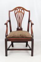 Antique Georgian Mahogany Desk Chair (9 of 12) Antique Georgian Mahogany Desk Chair (9 of 12)