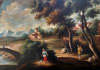 Substantial! Original Italian Landscape Oil by Follower of 17th Century Gaspard Dughet (7 of 15) Substantial! Original Italian Landscape Oil by Follower of 17th Century Gaspard Dughet (7 of 15)