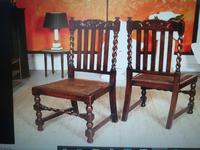 Solid Oak Table with flaps and four chairs. All very substantial in weight! (7 of 9) Solid Oak Table with flaps and four chairs. All very substantial in weight! (7 of 9)