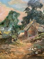 Original 19th Century British Farmland Countryside Landscape Oil Painting (8 of 11) Original 19th Century British Farmland Countryside Landscape Oil Painting (8 of 11)