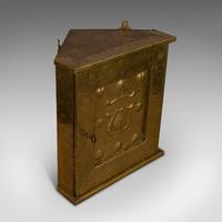 Petite Corner Cupboard, Brass, Mahogany, Wall, Cabinet, Art Nouveau, Victorian (10 of 12) Petite Corner Cupboard, Brass, Mahogany, Wall, Cabinet, Art Nouveau, Victorian (10 of 12)