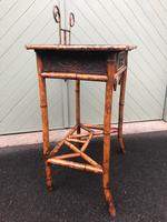 Antique Lacquered Bamboo Desk (4 of 11) Antique Lacquered Bamboo Desk (4 of 11)