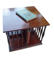 Edwardian Mahogany Table Top Revolving Bookcase (3 of 3) Edwardian Mahogany Table Top Revolving Bookcase (3 of 3)