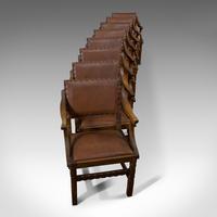 Set of 8, Antique Dining Chairs, Oak, Seat, Arts & Crafts, Hamptons, Edwardian (7 of 11) Set of 8, Antique Dining Chairs, Oak, Seat, Arts & Crafts, Hamptons, Edwardian (7 of 11)