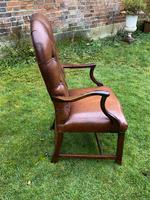 Buttoned Leather Armchair (4 of 8) Buttoned Leather Armchair (4 of 8)