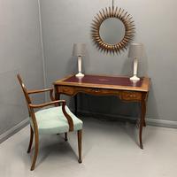 French Red Leather Top Bureau Plat (8 of 9) French Red Leather Top Bureau Plat (8 of 9)