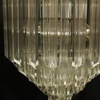 Italian Venini Crystal Triple Light Chandelier (5 of 10) Italian Venini Crystal Triple Light Chandelier (5 of 10)