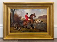 Victorian Sporting Oil Painting "Taking A Fence" Horse & Rider With Scent Foxhounds Hunting By John Alfred Wheeler (3 of 59) Victorian Sporting Oil Painting "Taking A Fence" Horse & Rider With Scent Foxhounds Hunting By John Alfred Wheeler (3 of 59)