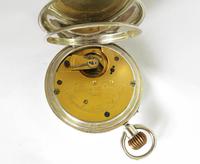 Antique Silver English Half Hunter Pocket Watch (4 of 5) Antique Silver English Half Hunter Pocket Watch (4 of 5)