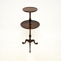 Georgian Style Two Tier Mahogany Side Table