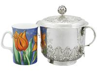 Sterling Silver Porringer and Cover - Antique William III (1689) (11 of 12) Sterling Silver Porringer and Cover - Antique William III (1689) (11 of 12)