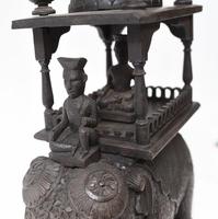 Carved Burmese Elephant Statue Antique Burma c.1890 (4 of 8) Carved Burmese Elephant Statue Antique Burma c.1890 (4 of 8)