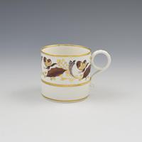 Barr, Flight & Barr Porcelain Coffee Can Holly Leaves & Butterflies c.1807 (5 of 6) Barr, Flight & Barr Porcelain Coffee Can Holly Leaves & Butterflies c.1807 (5 of 6)