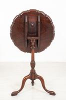 Mahogany Tilt Top Wine Table (7 of 7) Mahogany Tilt Top Wine Table (7 of 7)