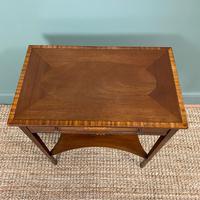 Elegant Edwardian Inlaid Mahogany Antique Side Table (2 of 6) Elegant Edwardian Inlaid Mahogany Antique Side Table (2 of 6)