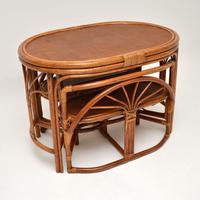 Vintage 1970's Bamboo & Rattan Games Table & Chairs (4 of 12) Vintage 1970's Bamboo & Rattan Games Table & Chairs (4 of 12)