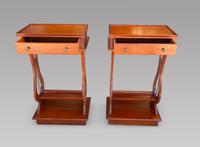 A Pair of European Bedside Tables (2 of 3) A Pair of European Bedside Tables (2 of 3)