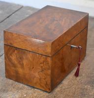 Fine London Made Burr Walnut Tea Caddy (5 of 6) Fine London Made Burr Walnut Tea Caddy (5 of 6)