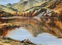 Original 20th Century Snowdonia Lake North Wales Welsh Mountain Landscape Oil Painting (6 of 12) Original 20th Century Snowdonia Lake North Wales Welsh Mountain Landscape Oil Painting (6 of 12)