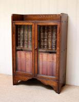 Small Proportioned Oak Glazed Bookcase (9 of 10) Small Proportioned Oak Glazed Bookcase (9 of 10)