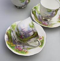 Art Deco Swan Lake Porcelain Roslyn Peacehaven Coffee Set c.1930 (5 of 10) Art Deco Swan Lake Porcelain Roslyn Peacehaven Coffee Set c.1930 (5 of 10)