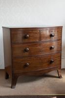 Early 19th Century Mahogany Bow Front Chest of Drawers (6 of 6) Early 19th Century Mahogany Bow Front Chest of Drawers (6 of 6)