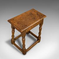 Small Antique Joint Stool, Oak, Seat, Side Table, Jacobean Revival, Victorian (5 of 11) Small Antique Joint Stool, Oak, Seat, Side Table, Jacobean Revival, Victorian (5 of 11)