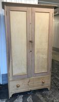 Excellent Victorian Vintage Stripped Pine Wardrobe (2 x Sections & Large Drawer) (2 of 9) Excellent Victorian Vintage Stripped Pine Wardrobe (2 x Sections & Large Drawer) (2 of 9)