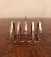Small Antique Solid Silver Toast Rack (4 of 4) Small Antique Solid Silver Toast Rack (4 of 4)