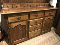 Oak open rack dresser with cupboard and draw base (4 of 14) Oak open rack dresser with cupboard and draw base (4 of 14)