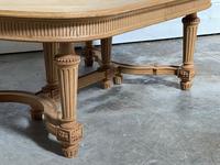 Huge Bleached Oak French Extending Dining Table (16 of 24) Huge Bleached Oak French Extending Dining Table (16 of 24)