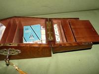 Solid Figured Oak Games Box + Accessories c.1890 (14 of 18) Solid Figured Oak Games Box + Accessories c.1890 (14 of 18)