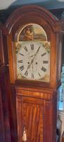 Antique Painted Dial 8 Day Clock